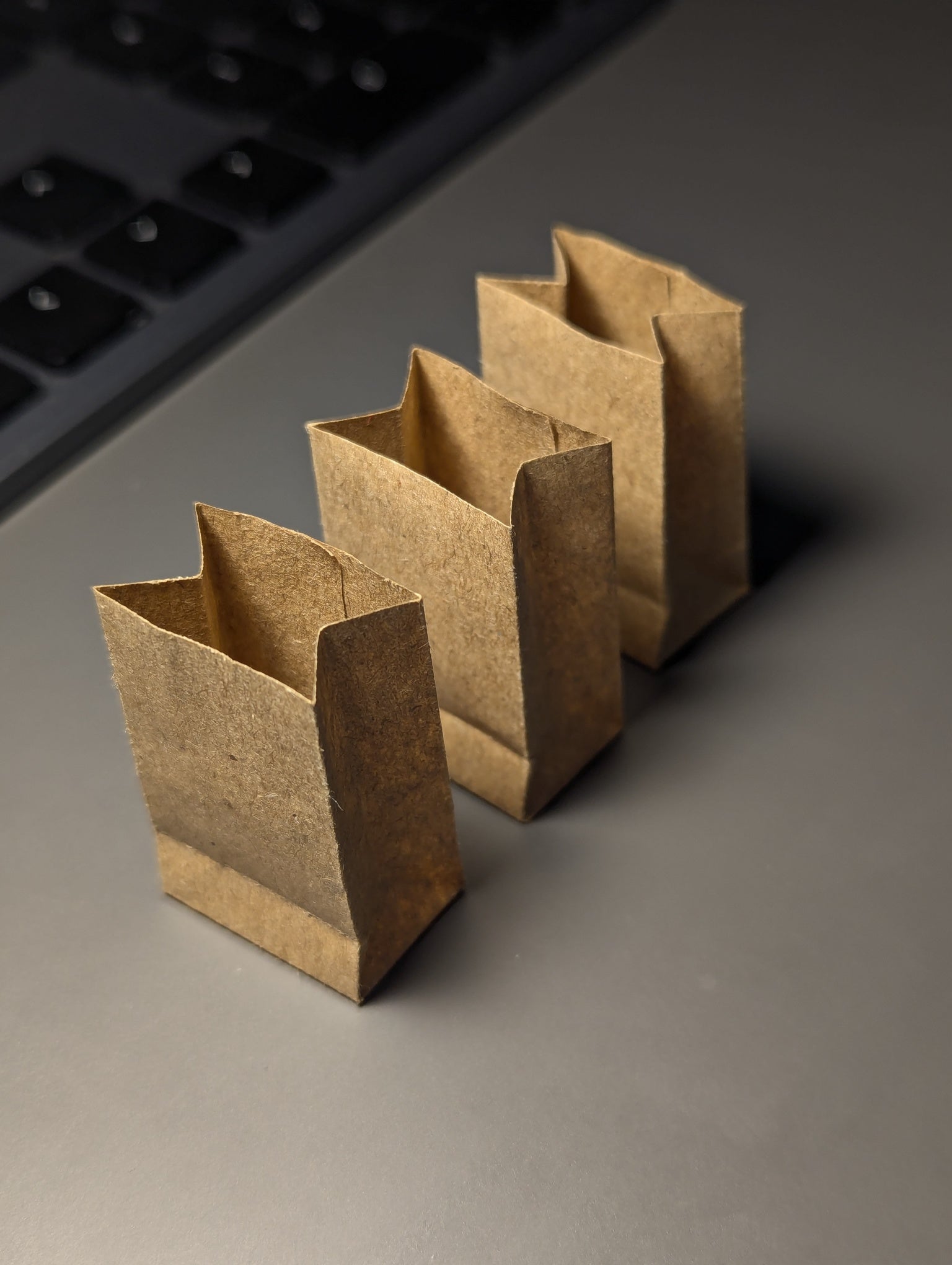 Miniature Kraft Paper Gift Bags