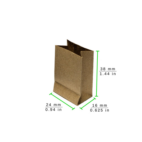 Miniature Kraft Paper Gift Bags